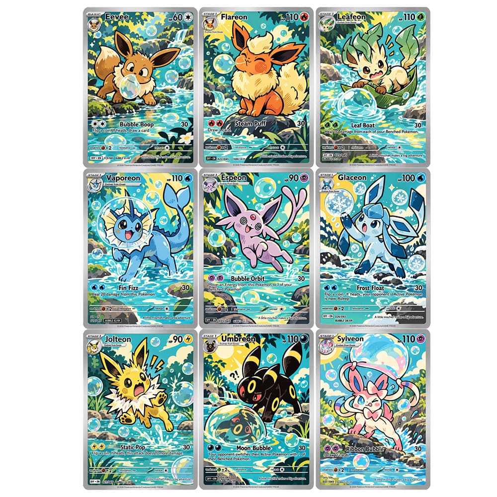Japanese Fan - 9PCS/Set DIY Collection Card Engelse Play