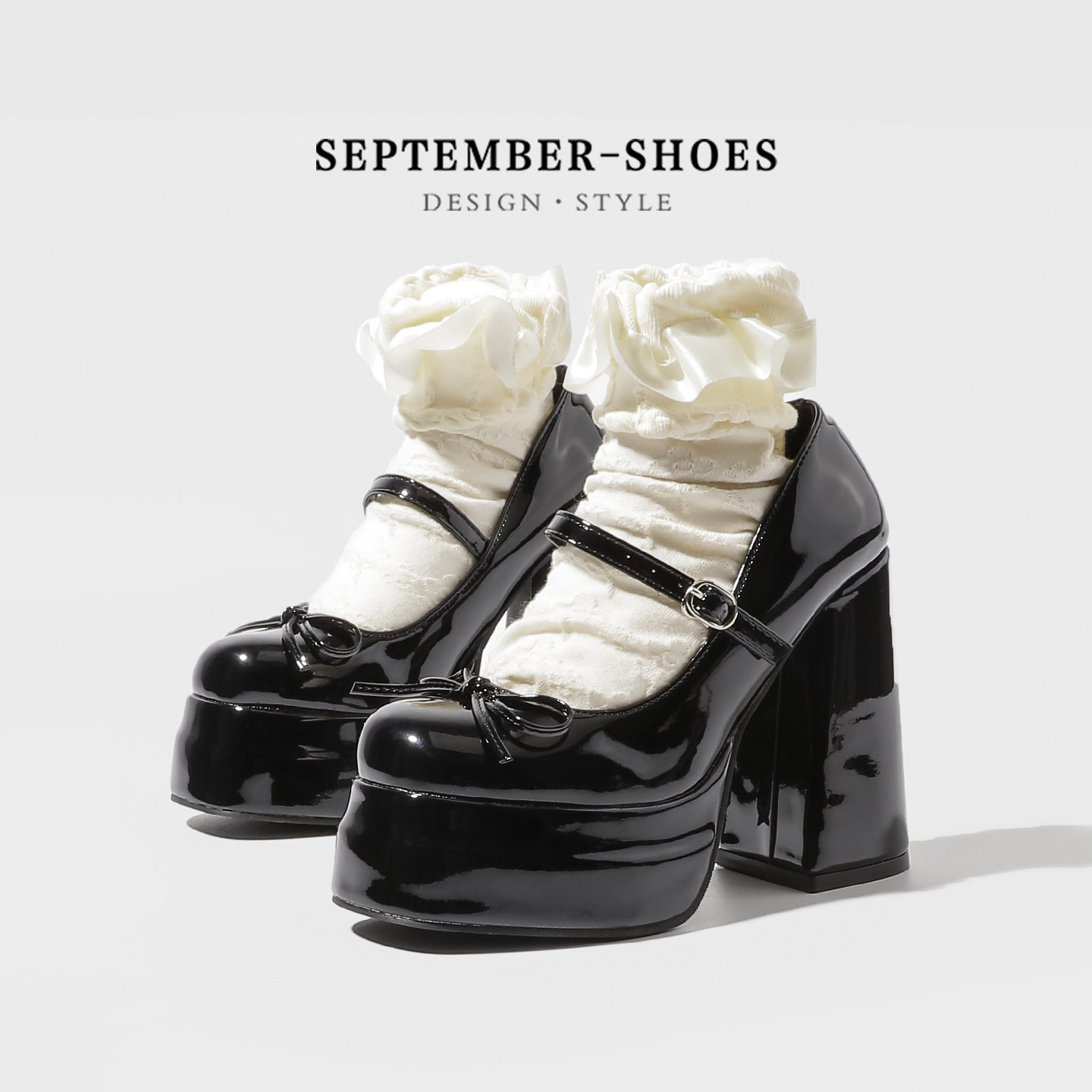 Japanese Tea - Lolita Marie Jane schoenen, damesschoenen met
