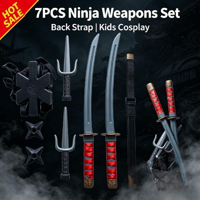 Halloween 1:1 Ninja Set Kinder - Japanese Knife recensie en prijs
