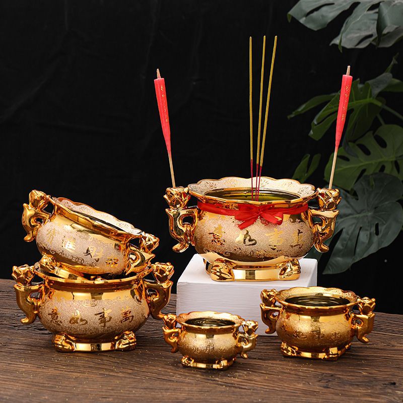 Gouden keramische wierookbrand - Incense Holder recensie en prijs
