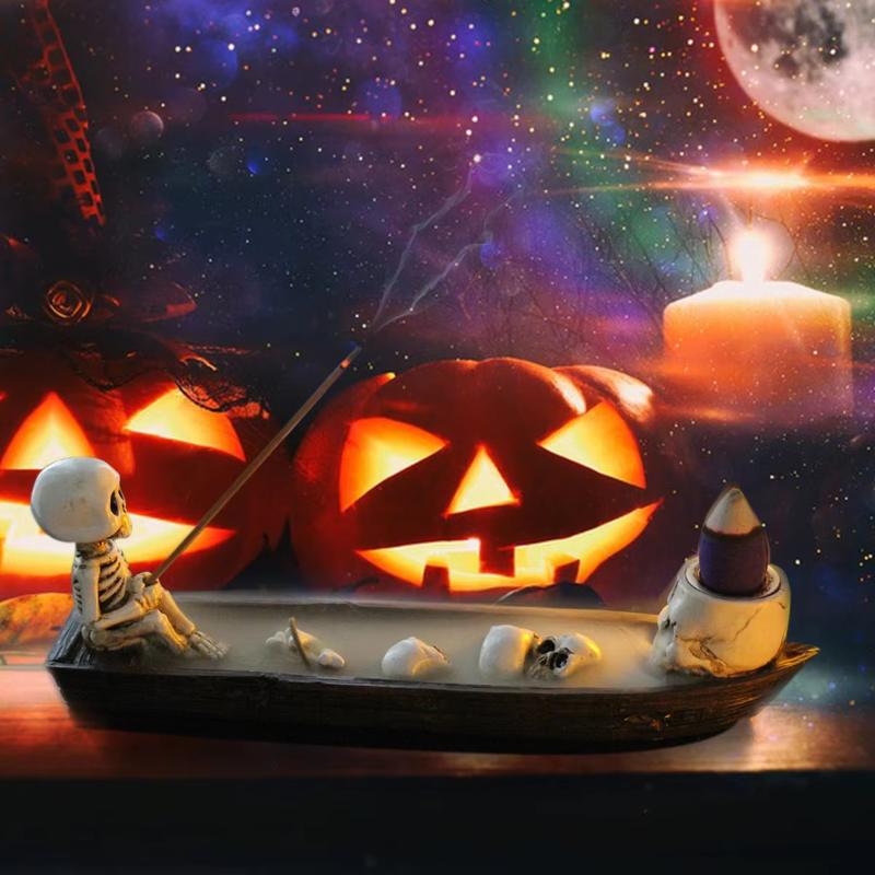Schedelboot-geurkaarsenhouder, - Incense Holder recensie en prijs